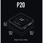 Isdt P20 800W 35A Cargador de batería inteligente 500WX2 Dual Channel 1-8S LI-ion NiCd NiMH PB Descargador 40W Potencia de salida